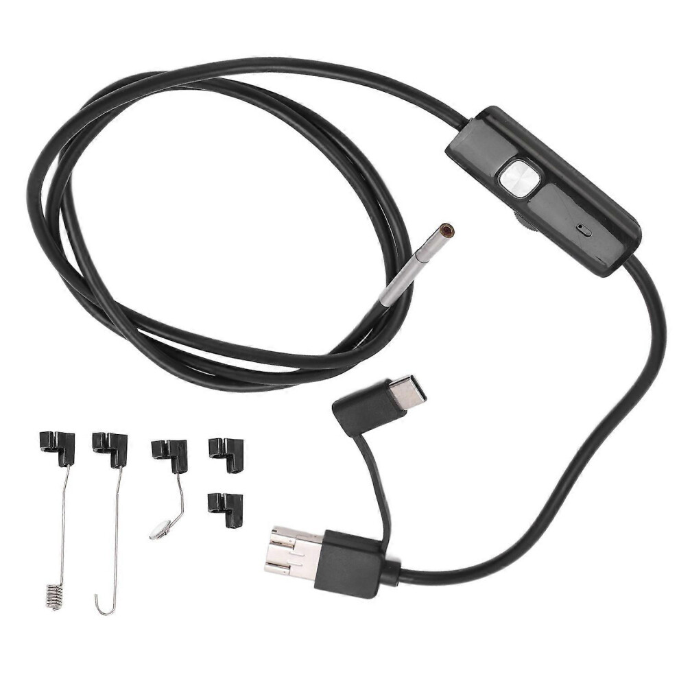 (As Show, One Size) An100â3.9 3.9Mm Endoscope High Definition Inspection Camera Pipeline Mobile Phone Led Borescope For 6909775659472