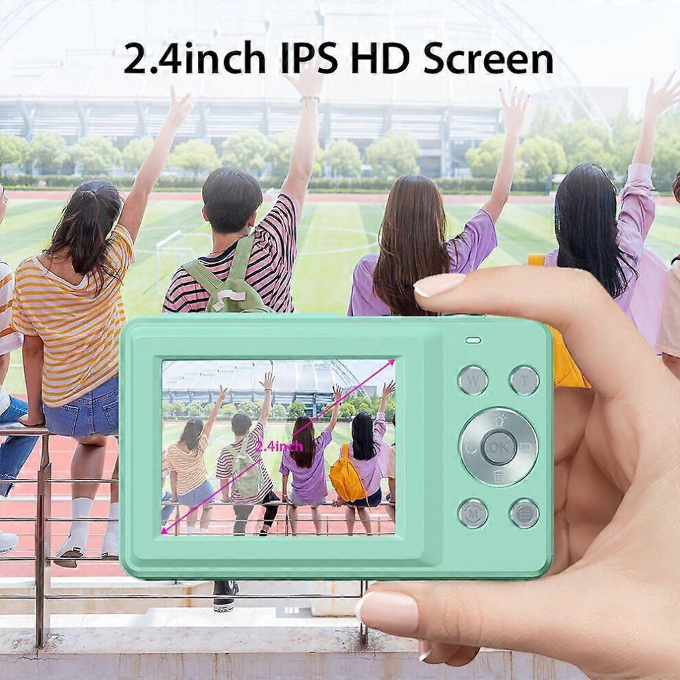 (As Show, One Size) Andoer Portable 1080P Digital Camera Video Camcorder 44Mp Auto Focus 2.5 Ips Screen 16X Digital Zoom Anti-Shake Face Detect Smile 6909775963210