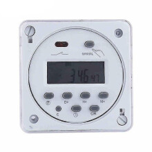 (As show, One size) DC 12V Timer Switch 16A Digital Electronic Relay