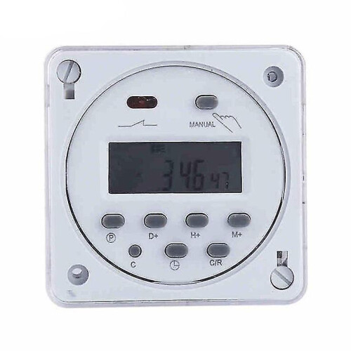 (As show, One size) DC 12V Timer Switch 16A Digital Electronic Relay