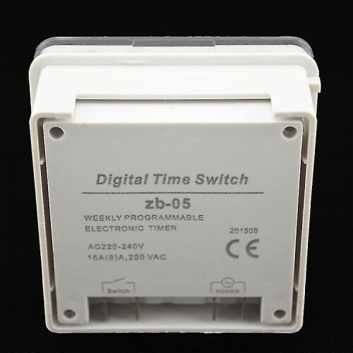 (As show, One size) DC 12V Timer Switch 16A Digital Electronic Relay 2