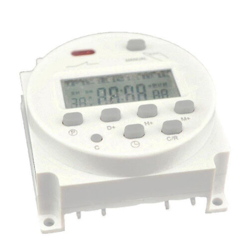 (As show, One size) DC 12V Timer Switch 16A Digital Electronic Relay 1