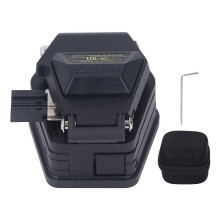 (As show, One size) Fiber Cleaver D125μm Cold Welding Hot Melting Universal Pigtail Leather Cable Optic Fiber Cutter