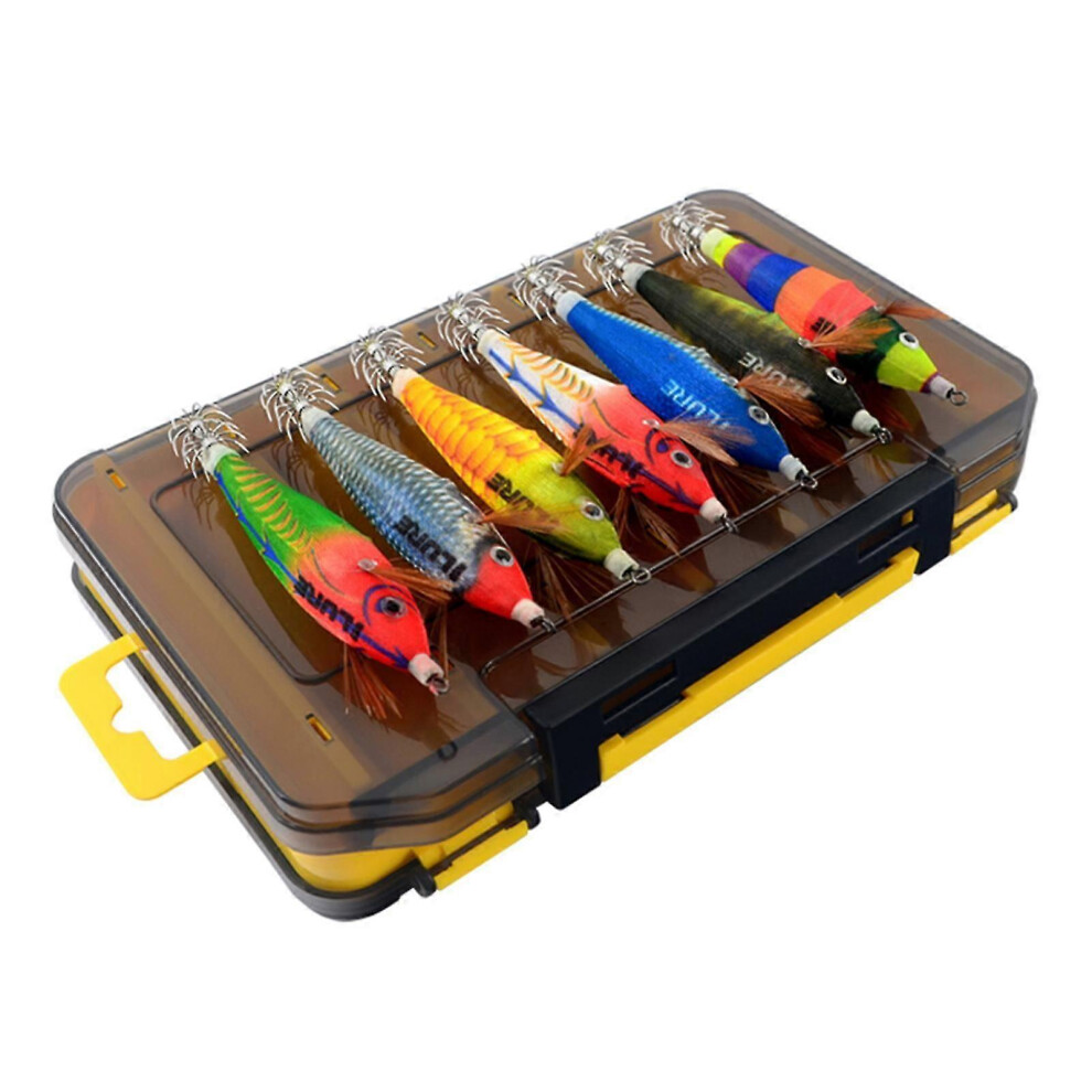 (As Show, One Size) Colorful Fishing Lure Luminous Imitation Shrimp Hard Bait Prawn Lure 6909775948842