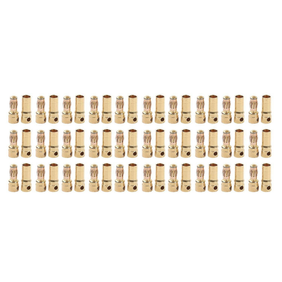 (As Show, One Size) 30 Pairs Banana Connectors Plugs Gold Plated Corrosion Preventing Brass Male Female Connector Plug S 6909775658758