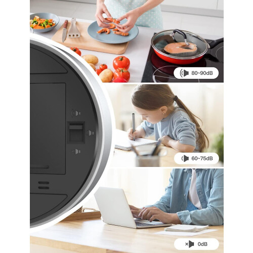 (As show, One size) Kitchen Timer Digital Timer with Stopwatch Function and Countdown Aluminum Alloy Housing 2 Modes Dis 2