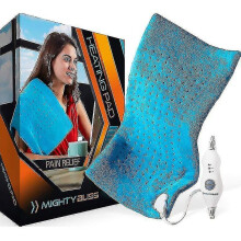 (As show, One size) Large Electric Heating Pad For Relief Of Back Pain, Cramps, Arthritis-extra Large [12"x24"]-auto Shu