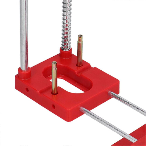 (As show, One size) Portable Drill Guide Woodworking Drilling Accurate Locator Template Tool Adjustable Kit 2
