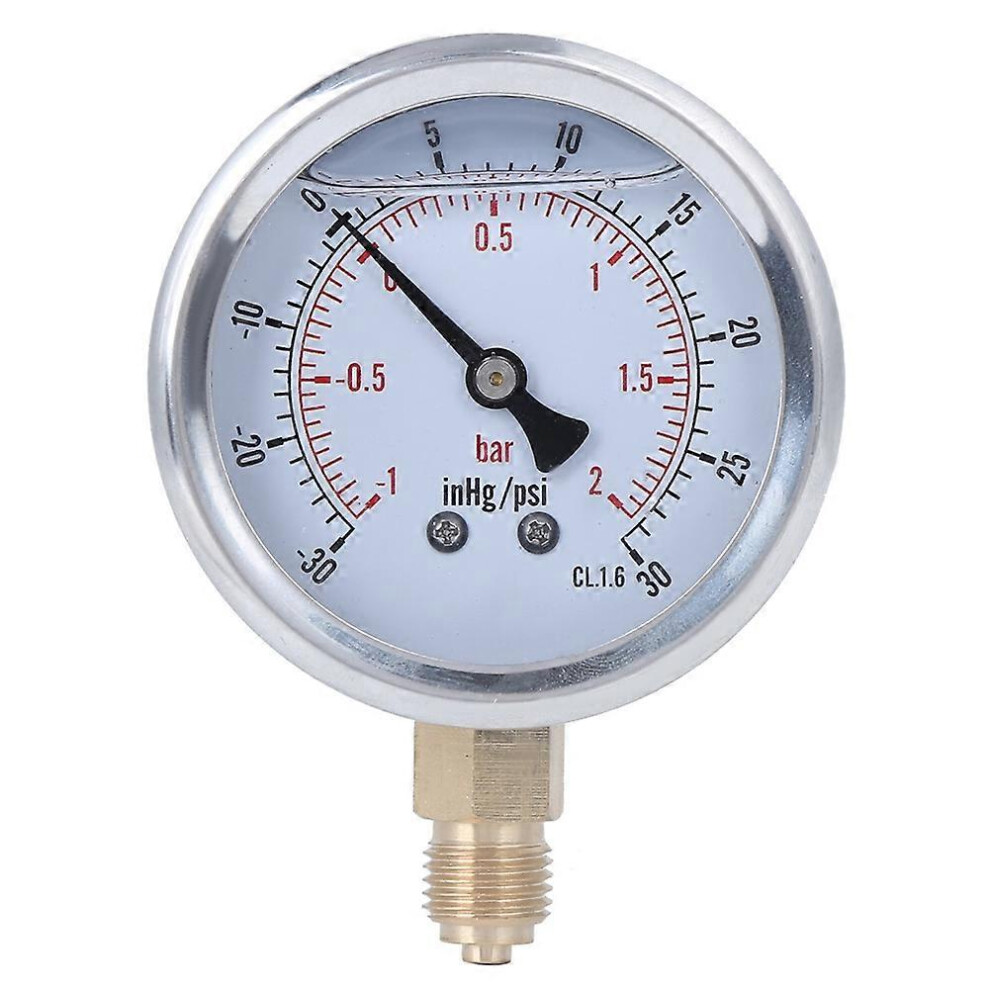 (As Show, One Size) Ts Pggz604-2Bar 1/4Bsp Y60 Radial Pressure Gauge For Household Pressure Measurement 6909775602805