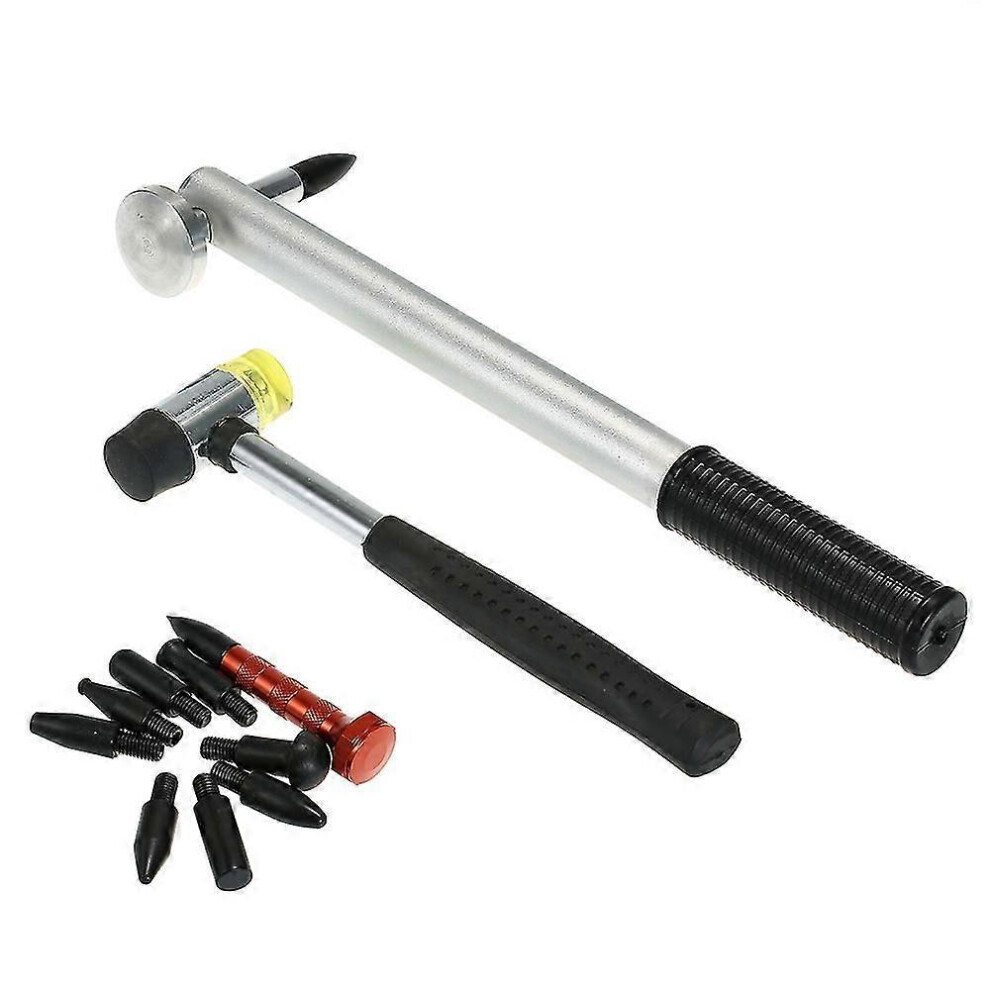 (As Show, One Size) Paintless Dent Repair Tool Dent Removal Repair Hammer Tap Down Pen 6909775938942
