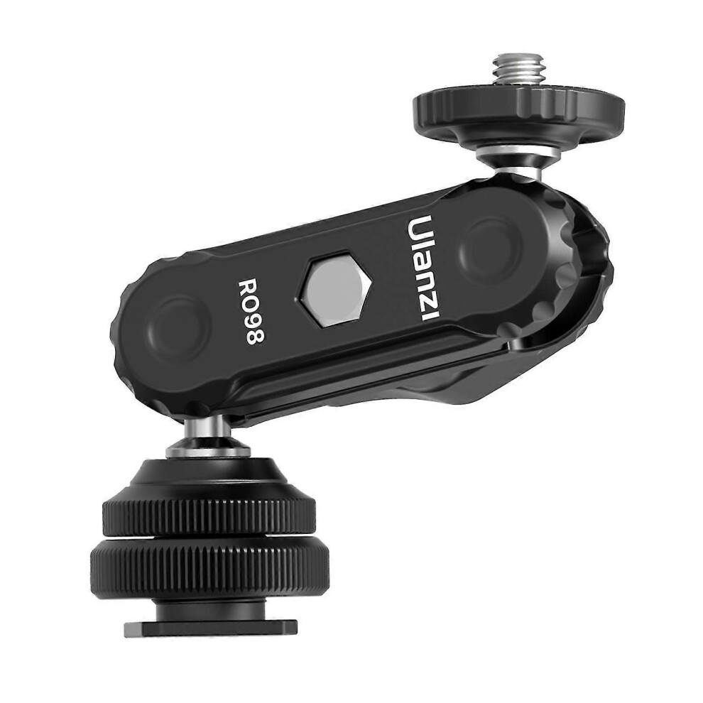 (As Show, One Size) Field Monitor Mount With Cold Shoe Dual 360 Rotatable Ballhead 6909775938836