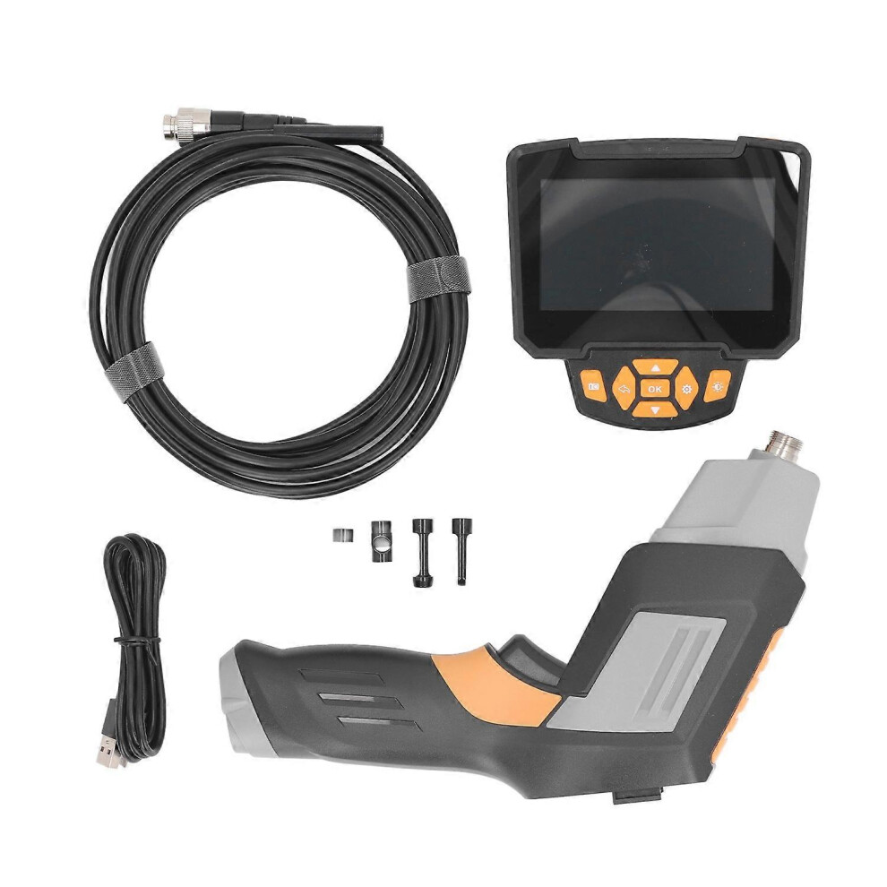 (As Show, One Size) Digital Inspection Endoscope Industrial Hd Borescope Turnable Snake Camera For Vehicle Maintenance 5 6909775632567