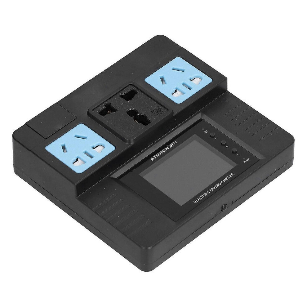 (As Show, One Size) Electricity Usage Monitor Bluetooth Digital Power Consumption Watt Amp Meter Plug Ac85~265V 6909775612309