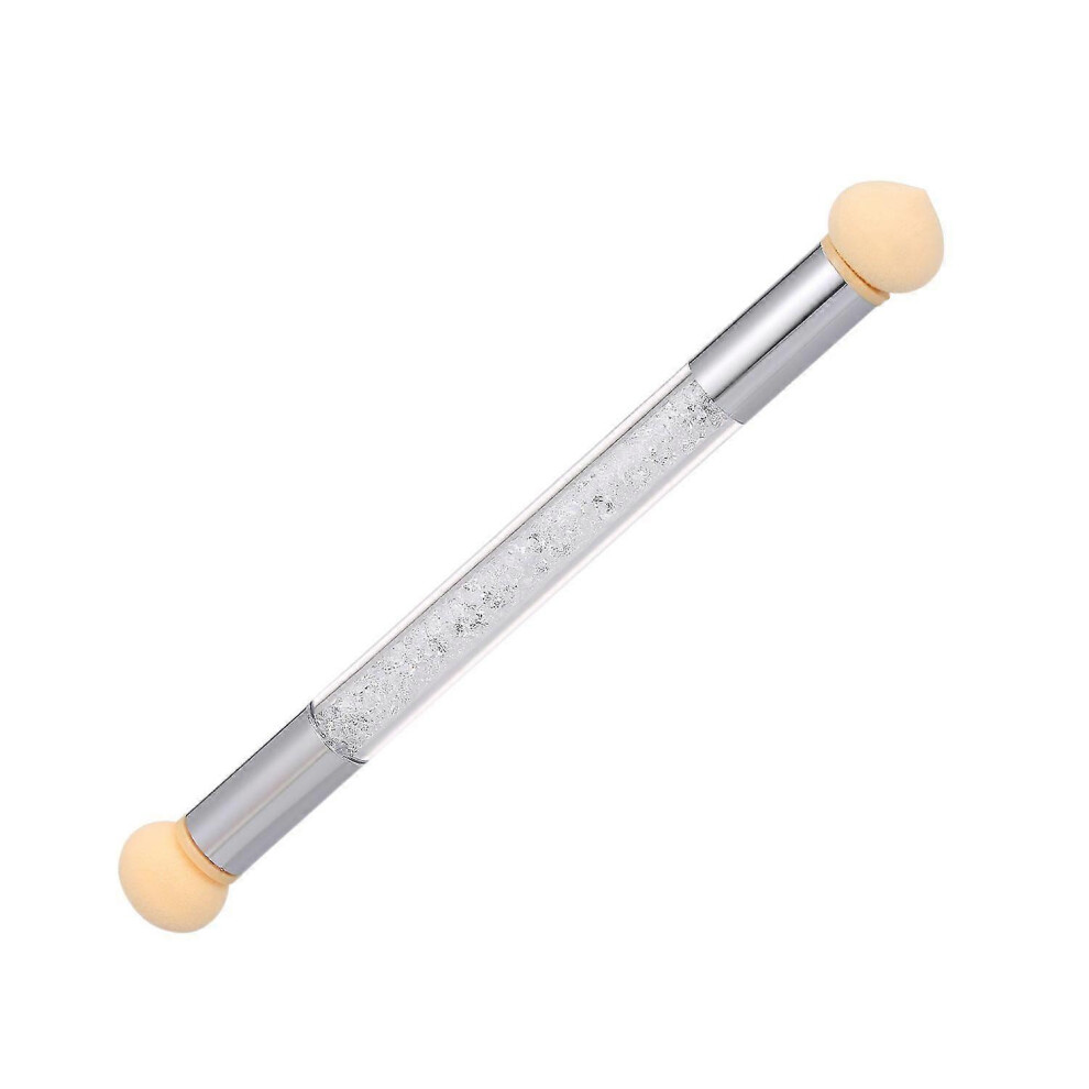 (As Show, One Size) 3Pcs Nail Gradient Sponges Brush Pens Kit Dual Head Nail Sponge Brush 6909775942413