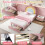 3ft Single Upholstered Bed with Storage Drawer, Rainbow Headboard,Pink 6