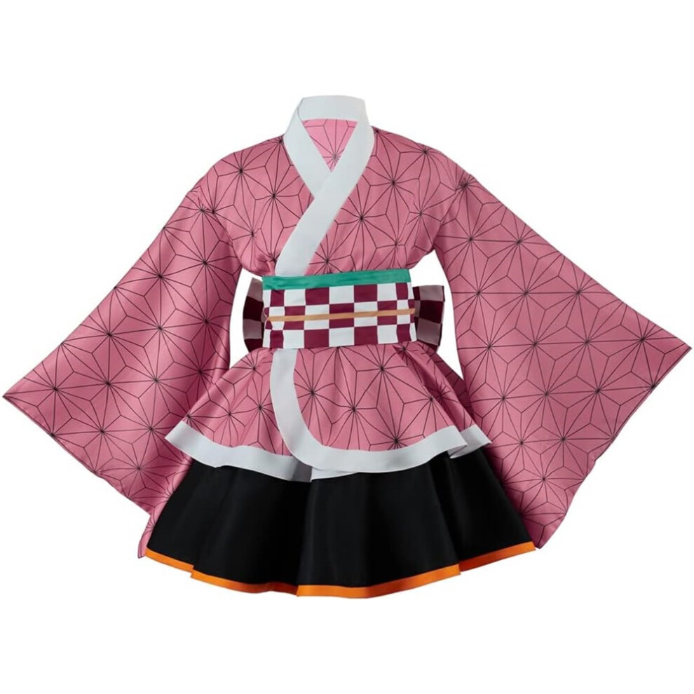 (  Kamado Nezuko, X-Small) Kamado Tanjirou Cosplay Rengoku Costume Inosuke Hashibira Kimono for Halloween Party Cosplay Outfits