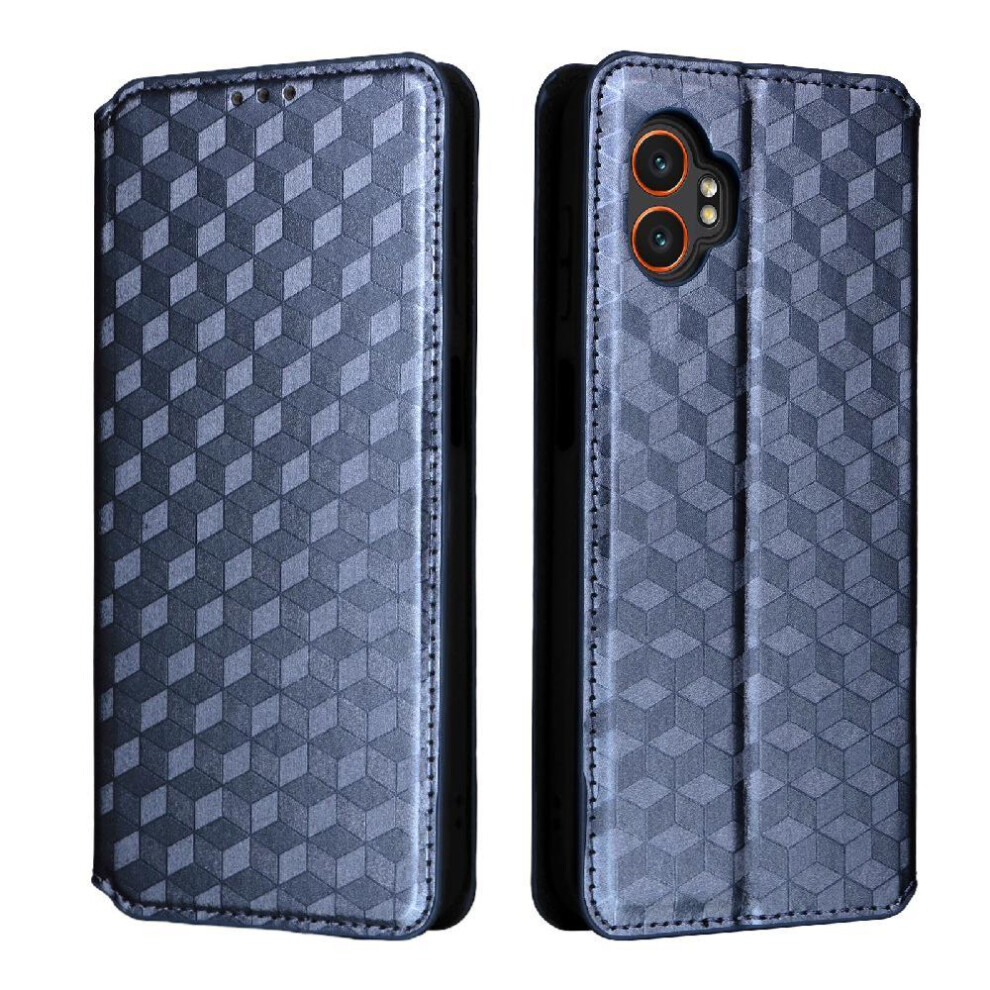 (Purple) Case For Samsung Galaxy Xcover 7 Pro Wallet Card Slots Holder 3D Pattern Magnetic Closure Pu Leather Purple 764563514625