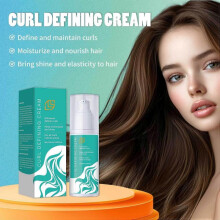 (1pc)Hair Cream for Curl Hair HoldLong Lasting Moisturizing Hair Styling Cream for Wavy HairCurl Defining CreamEnhances Curl Waves Hair Styling Cream