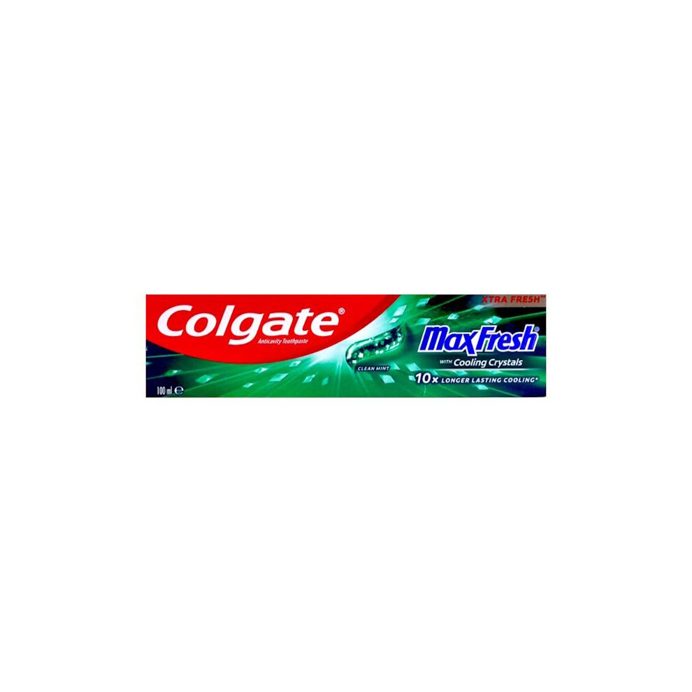 3 x Colgate Max Fresh Clean Mint Toothpaste 100ml