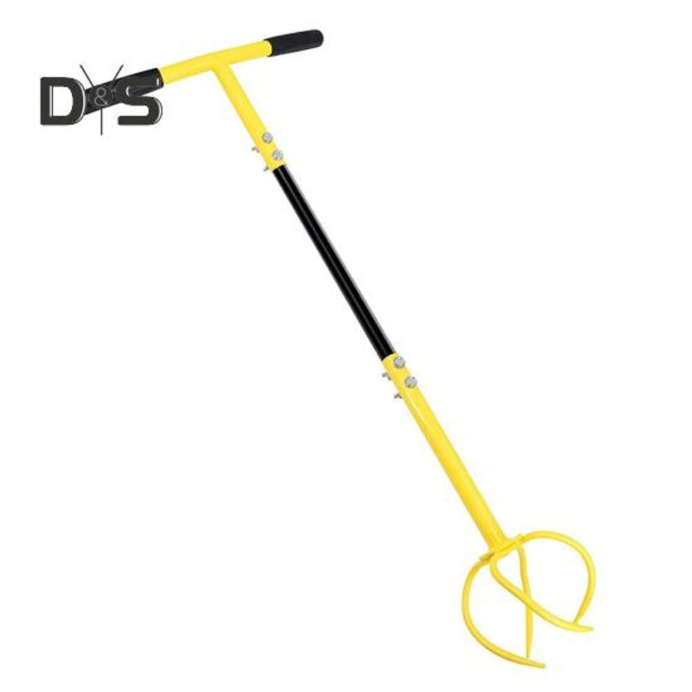Garden Twist Tiller Manual Hand Tiller With Removable Big Claw Heavy Duty Claw Soil Cultivator With T Handle For Soil Loosening Aerating