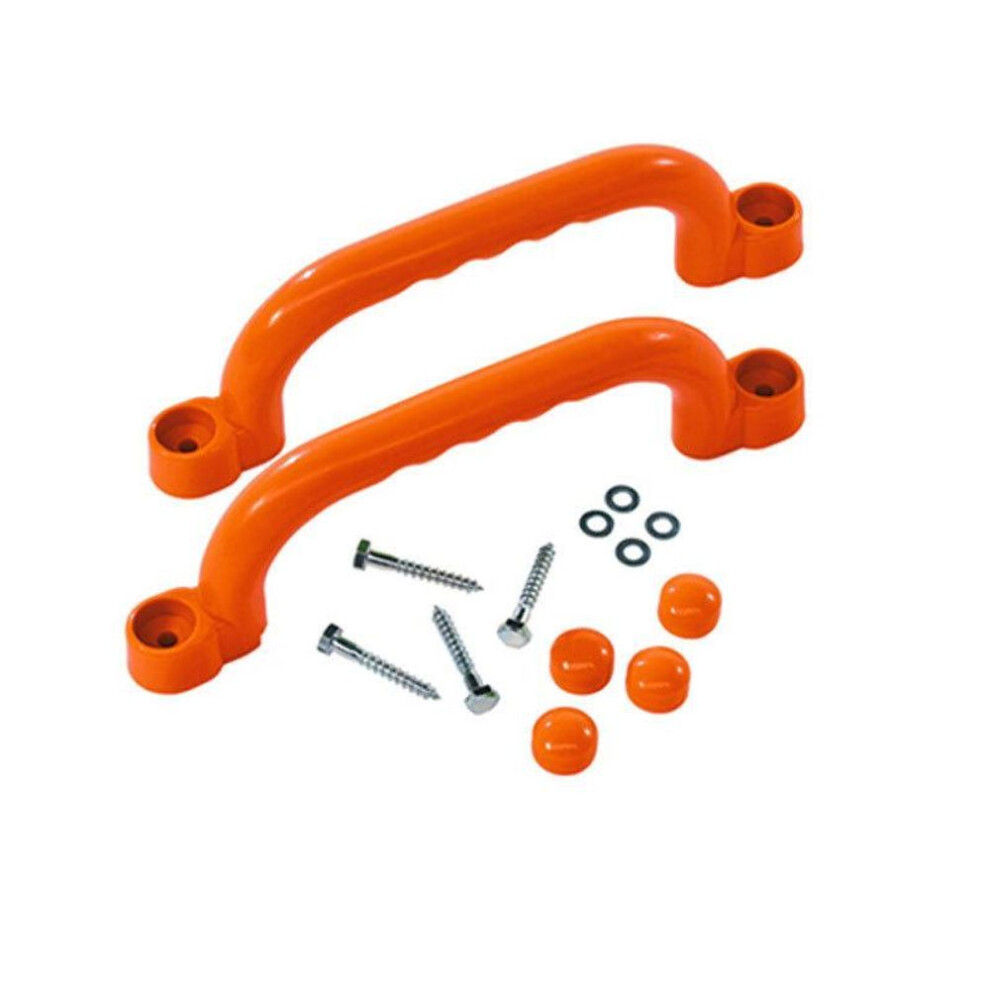(orange) Kids Rubber Swing Set Soft Belt Seat with Adjustable Chains & PE Rope for Indoor/Outdoor Use Safe Toddler Swinging Toy