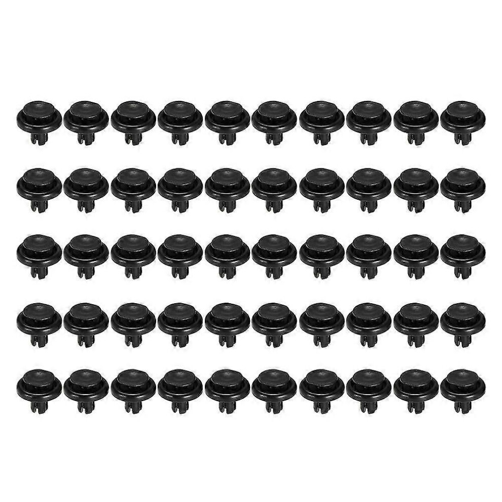 (As Show, One Size) Car Fasteners Clips 50Pcs Plastic Retainer Clips Car Push Pin Rivet Trim Clips 6909775955918