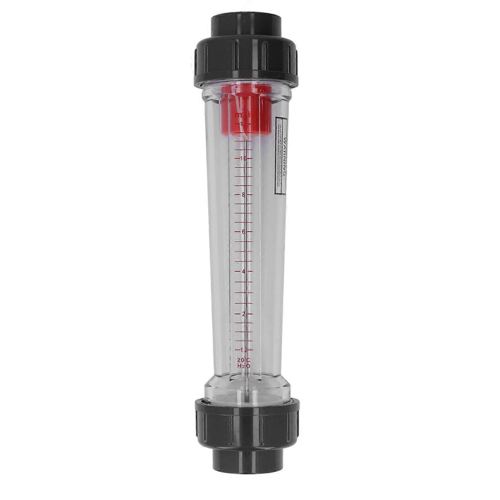 (As Show, One Size) Pipe Type Liquid Flowmeter High Accuracy Transparent Plastic Tube Flow Meter 1.2Â12Mâ³ Per Hour 6909775556306