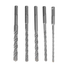 (As show, One size) 5PCS Masonry Drill Bit Set 40cr Cemented Carbide 160mm Drill Bit for Concrete 6 8 10 12 14mm