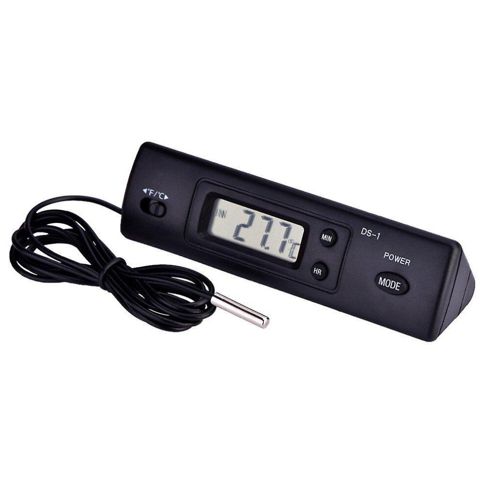 (As show, One size) Digital LCD Temperature Meter Electronic Thermometer Temperature Probe Sensor Wired for Refrigerator