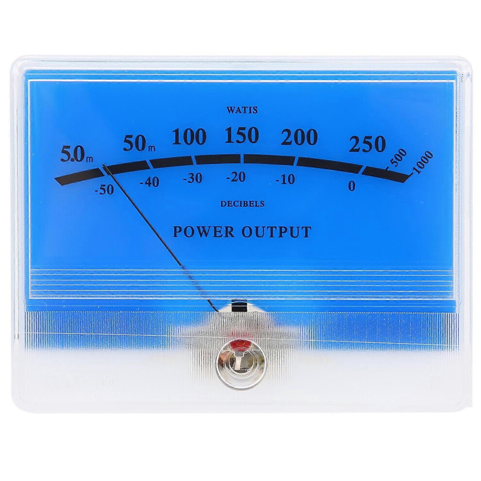 (As Show, One Size) Tn-90A-Bgb-S0466 Vu Meter Header Pointer Ammeter Level Meter Audio Power Amplifier 6909775591154