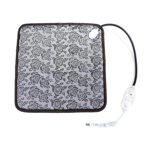 (As show, One size) Pet electric blanket heating pad 45*45cm
