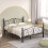 Double Bed Frame Mattress Foundation with Deluxe Headboard 4