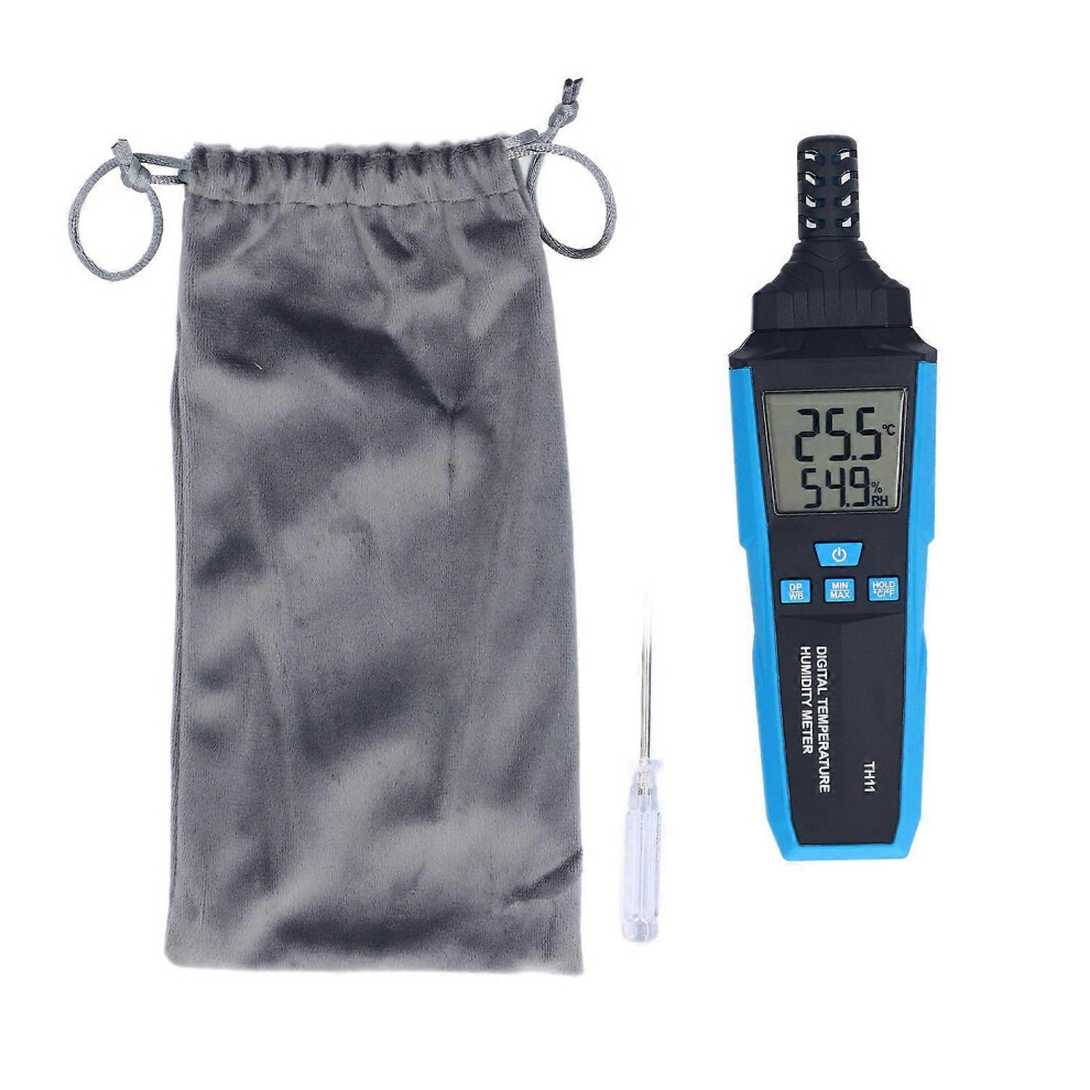 (As show, One size) Digital Temperature Humidity Meter High Accuracy Handheld Thermometer Hygrometer
