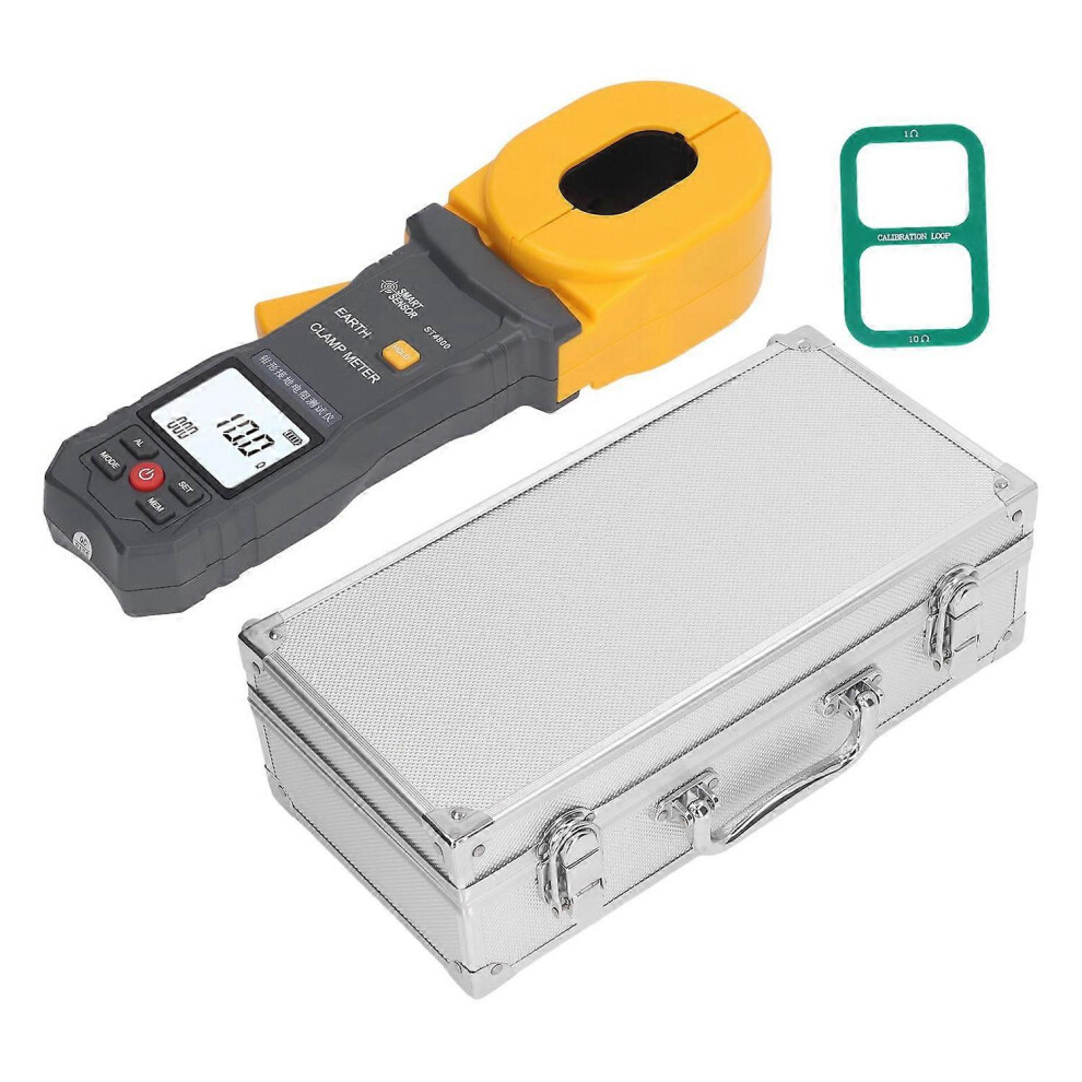 (As Show, One Size) Clamp Ground Resistant Meter Digital Display Anti Interference Ground Earth Resistance Tester 6909775643495
