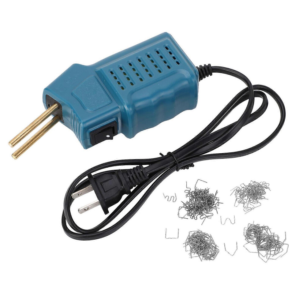 (As Show, One Size) Portable Mini Plastic Welder With 200 Nails Hot Stapler Welding Machine Plastic Repair Kit 6909775993811