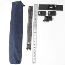 (As show, One size) Woodworking Dowel Jig Wood Hole Punching Drilling Guide Locator Positioning Ruler