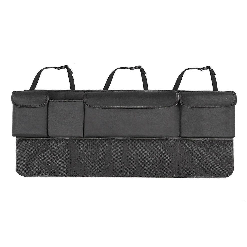 (As Show, One Size) Car Trunk Organizer Seat Back Hanging Organizer Car Backseat Storage Bag 6909775947388