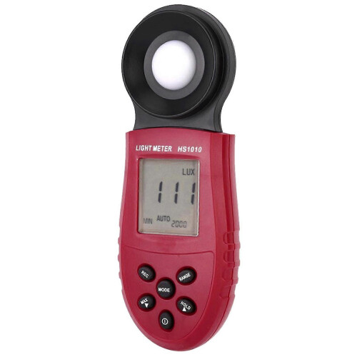 (As show, One size) Digital Illuminance Light Meter Auto Range Lcd Photometer