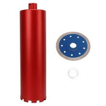 (As show, One size) 5in Diamond Drill Bit 5/811 Thread Dry and Wet Drilling Efficient Core Drill Bit for Concrete Marble Wall