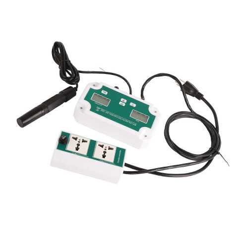 (As show, One size) WiFi PH TDS Detector High Accuracy Water Quality Controller Analyzer with Temperature Probe US Plug 1