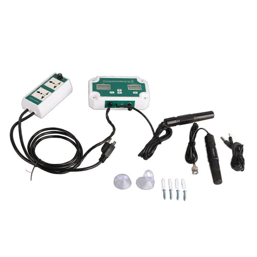 (As show, One size) WiFi PH TDS Detector High Accuracy Water Quality Controller Analyzer with Temperature Probe US Plug