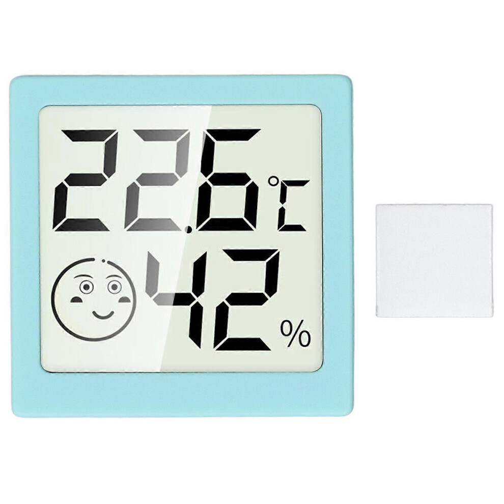 (As Show, One Size) Hygrometer Thermometer 4.5In Lcd Display High Accuracy Temperature Humidity Meter For Baby Room Indu 6909775659991
