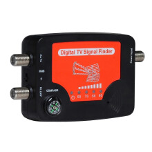 (As show, One size) Tv Signal Finder Led Display Portable Antenna Signal Strength Finder Meter