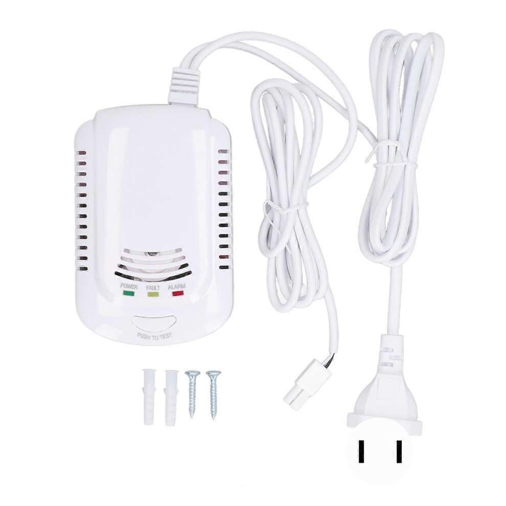 (As Show, One Size) Natural Gas Detector High Sensitivity Dual Sensor Intelligent Detection Co Alarm Detector Ac90â240V 6909775576694