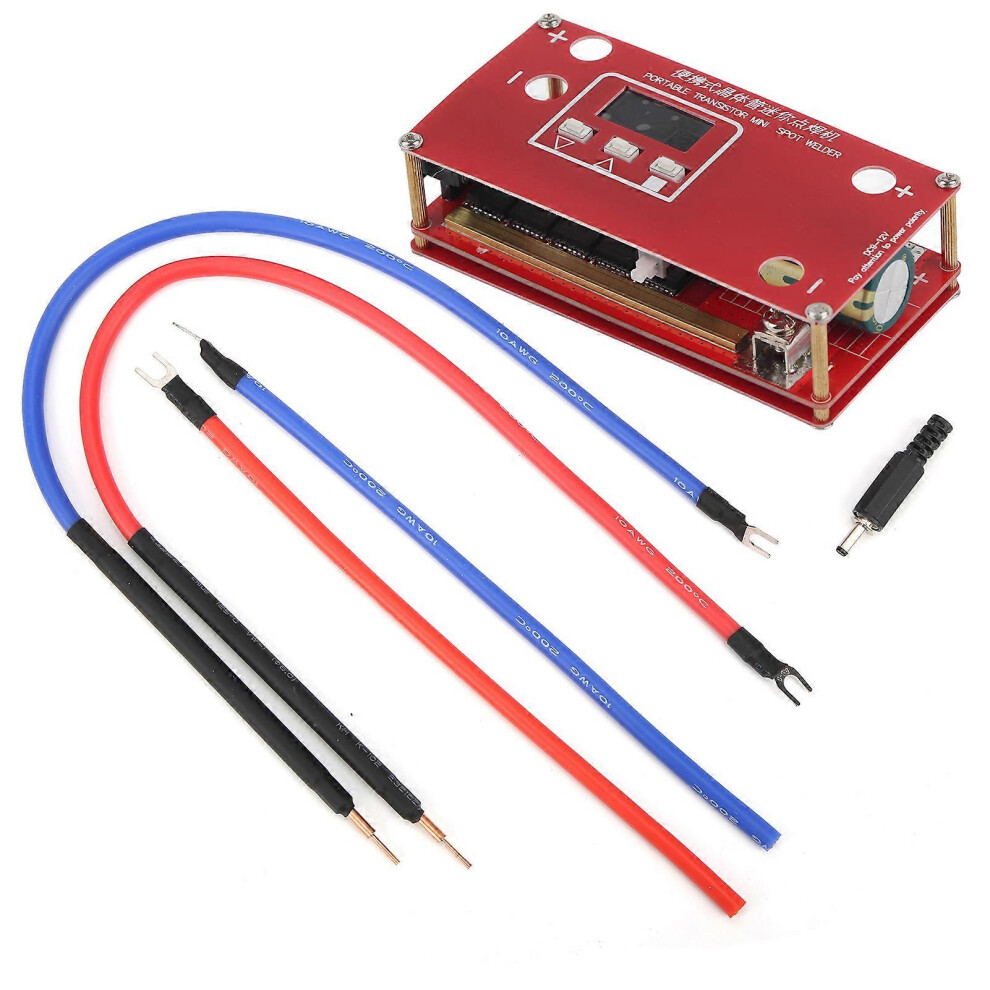 (As Show, One Size) Mini Spot Welder Machine Portable Transistor 18650 Lithium Battery For Capacitor 6909775994931