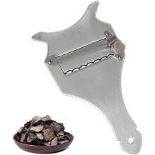 (B -Wave cutter) Truffle and Chocolate Shaver, Stainless Steel Truffle Slicer for Mushrooms Cheese, Adjustable Blade for Precision Slicing