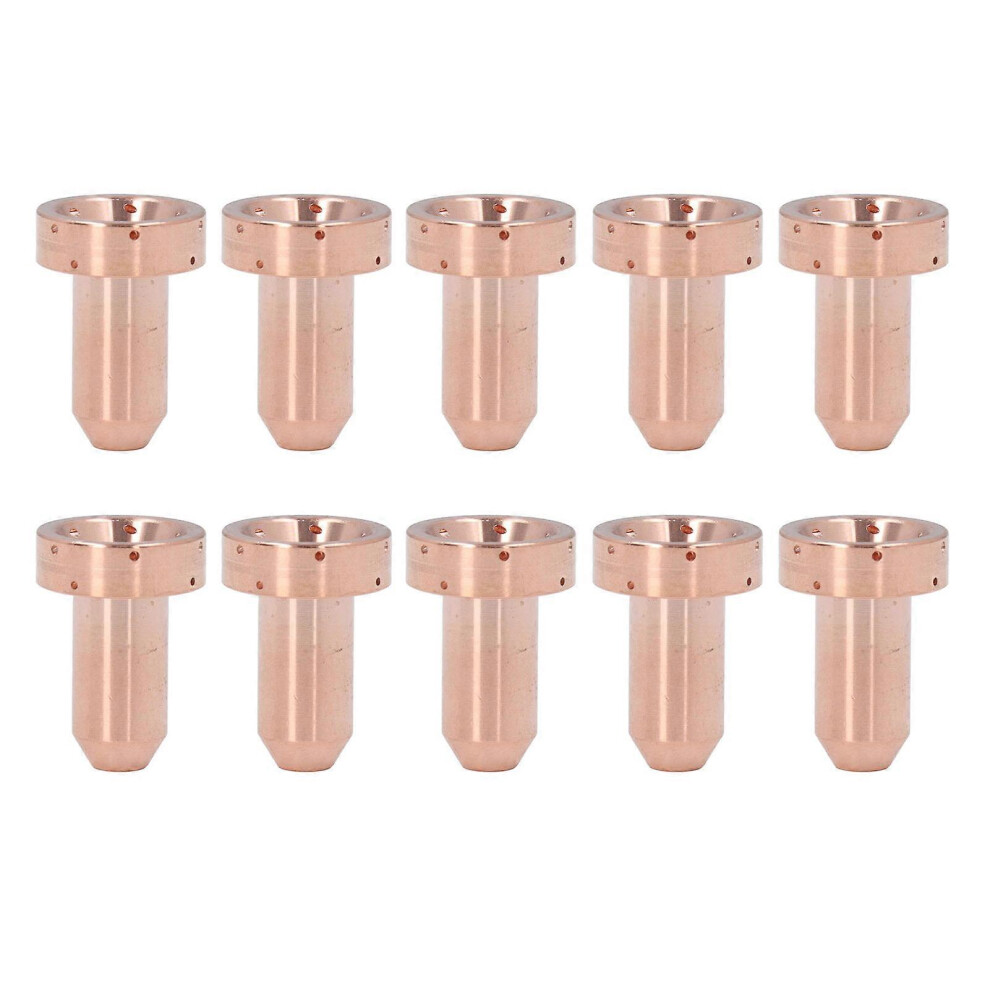 (As Show, One Size) 10Pcs 9 8211 Nozzle 60A Brass Plasma Cutting Torch Nozzle Replacement For Sl60 Sl100 6909775988428