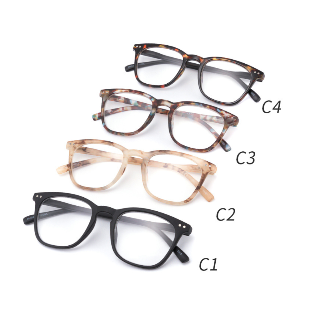 (C2 Marbling, +2.50) Reading Glasses Readers Designer Retro Unisex +1.0 TO +3.5