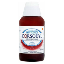 6 x Corsodyl Alochol Free Mint Flavour Mouthwash 300ml