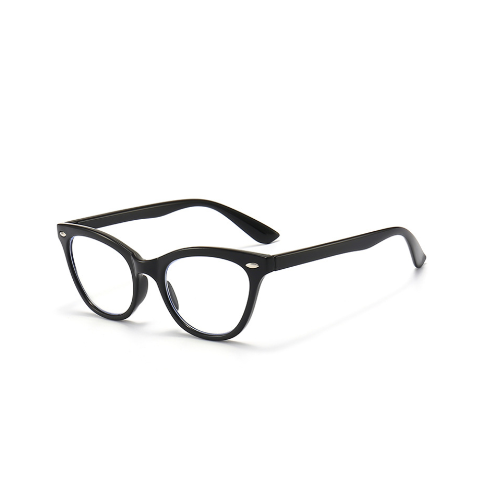 (C3, +100) Womens Cat Eye Reading Glasses 0 1.5 2.0 2.5 3.0 3.5 Blue Light Blocking Readers